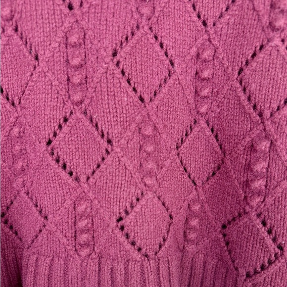 Loft Maroon Bobble Turtleneck Sweater - Picture 5 of 10